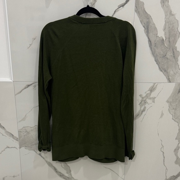 Kate Spade Olive Green Women's Long Cardigan - Picture 5 of 5